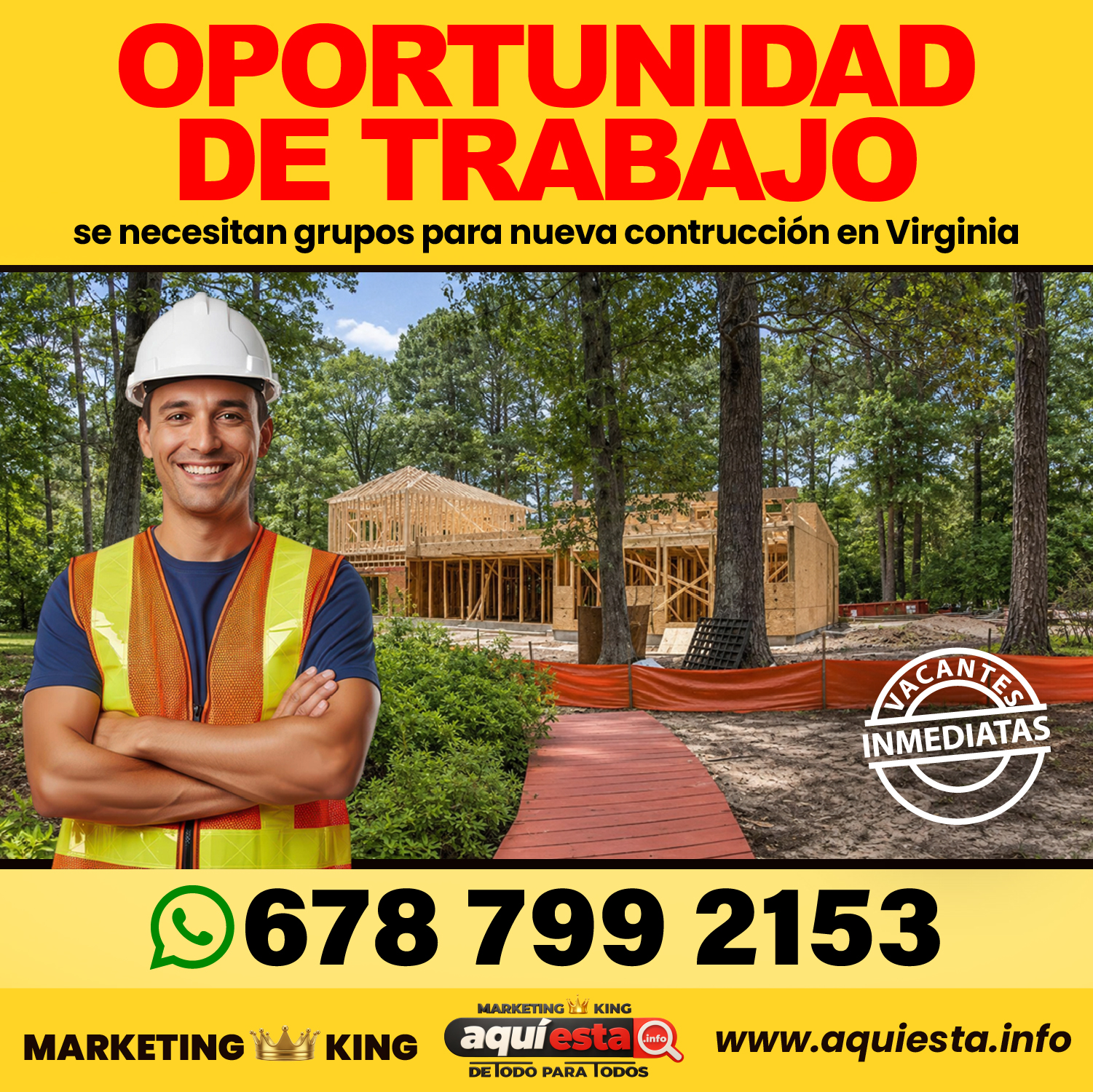 OPORTUNIDAD DE TRABAJO