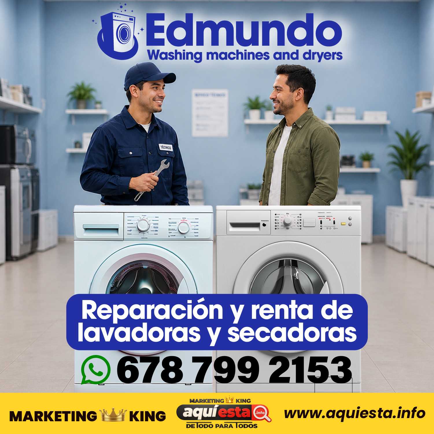 EDMUNDO WASHING MACHINES AND DRYERS